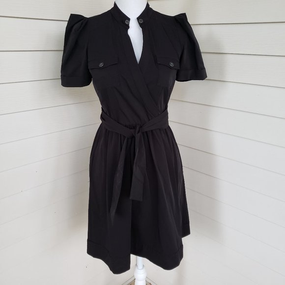 Diane Von Furstenberg Dresses & Skirts - Diane Von Furstenberg Steele Wrap Black Dress